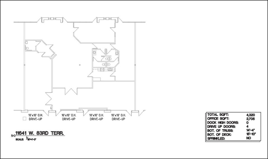 11641 83rd Terr, Lenexa, KS 66214, ,Industrial,Lease,83rd Terr,1694